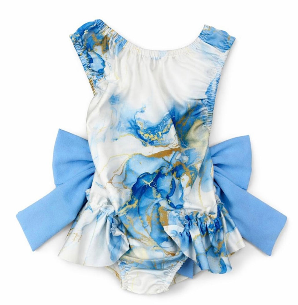 Marble Bow Swimsuit
