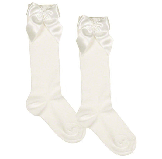 Ivory Knee High Socks
